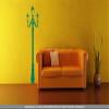 CLICKANDPRINT Lantern Wall Sticker, 190 x 56.9 cm, Green view 2