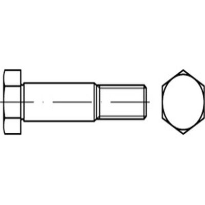 Online Befestigungstechnik DIN 609 Grade 10.9 Hexagon Fitted Bolts with Long Threaded Shank, M10 x 40, 25 pcs.