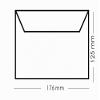 Paper24 B6 Envelopes, White, Self-Adhesive Strip, 125 x 176 mm, 25 Pack view 3