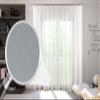Sun World Made-to-Measure White Batiste Sheer Curtain with Lead Weight and Gather Tape, 275 x 150 cm (H x W) view 1