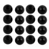 16-Pack Black M5 Threaded Ball Knobs, 20 mm view 1