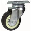 Afo G402/125 GN Wheel, 125 mm Diameter, Capitol Plate, Black Rubber view 1