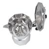 Jata Hogar Aluminum Espresso Maker, Silver, 15 x 10 x 16 cm view 3