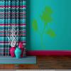 CLICKANDPRINT Rose Wall Decal, 150 x 109.8 cm, Yellow-Green Vinyl Sticker view 2