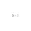 DIN 603 Zinc-Plated Steel Carriage Bolts with Square Neck and Hex Nuts, M8 × 110 mm, 100 pcs. view 2