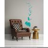 CLICKANDPRINT Flying Books Wall Decal, 210 x 60.9 cm, Turquoise view 2