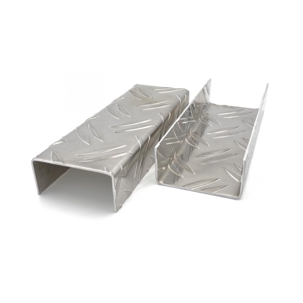 Aluminum U-Profile Duett Tread, 2000 mm, 20 x 95 x 20 mm