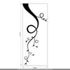 CLICKANDPRINT Tree Vine Wall Decal, 210 x 82.8 cm, Black view 3