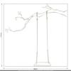 CLICKANDPRINT Swing on a Branch Wall Decal, 100 x 93.2 cm, Sand Gray view 3