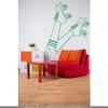 CLICKANDPRINT Rollergirl Wall Decal, 130 x 97.8 cm, Light Green view 2