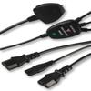 Pro Elec 2 x IEC + Figure-8 Power Lead with Surge Protection view 1