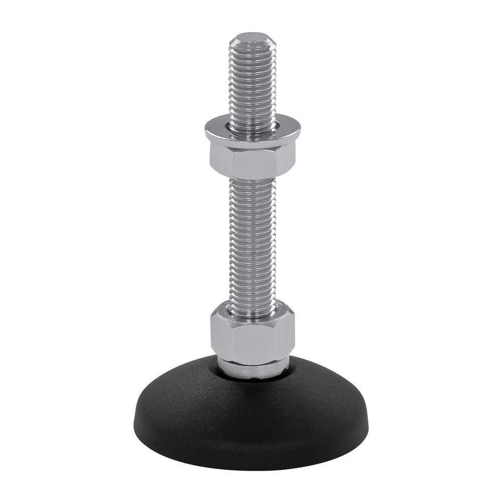 Schwaderer Adjustable Machine/Leveling/Swivel Foot KF 60, M20x250, Ø59 mm