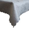 Anka Textil Damask Tablecloth 160 x 360 cm Jacquard Oval Silver (Beige) view 1