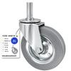 ZAB-S Wheel (Code: 54NS*25), Solid Rubber Tire, 160–180 mm, with Bolt, Without Brake view 1