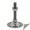 Schwaderer Adjustable Machine/Leveling Foot STFE125, 125 mm, Stainless Steel, M20, 150 mm view 1