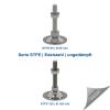 Schwaderer Adjustable Machine/Leveling Foot STFE125, 125 mm, Stainless Steel, M20, 150 mm view 3