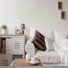 CLICKANDPRINT “Home Is…” Wall Decal, 260 x 67.7 cm, Spring Green view 2