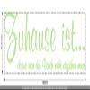CLICKANDPRINT “Home Is…” Wall Decal, 260 x 67.7 cm, Spring Green view 3