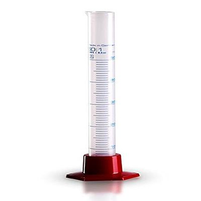 Kosmetex 50 mL Graduated Cylinder with Pouring Spout