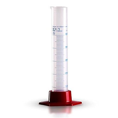 Kosmetex 50 mL Graduated Cylinder with Pouring Spout