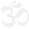CLICKANDPRINT Om Symbol Sticker, 10 x 8.9 cm, Reflective White view 1