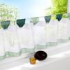 SIMPVALE Cotton Linen Cafe Curtain, Green, 60 x 180 cm view 1