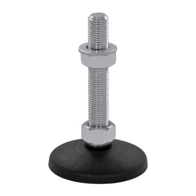 Schwaderer Adjustable Machine Leveling Foot KF 80, M30 x 180, 79 mm