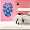 CLICKANDPRINT Calavera Catrina Skull Wall Decal, 120 x 81.9 cm, Gentian Blue view 2
