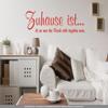 CLICKANDPRINT “Home Is...” Wall Decal, 260 x 67.7 cm, Light Red view 2