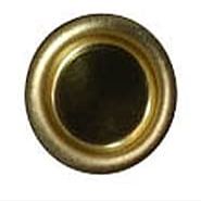 Rudolph's Treasure Chest Brass Ferrules, 20-Piece Set, 1.1 x 0.6 x 1.1 cm