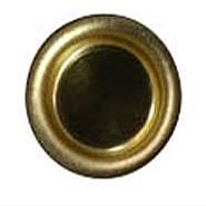 Rudolph's Treasure Chest Brass Ferrules, 20-Piece Set, 1.1 x 0.6 x 1.1 cm