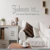 CLICKANDPRINT “Home Is...” Wall Decal, 280 × 72.9 cm, Medium Gray view 2