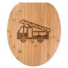 Mr. & Mrs. Panda Fire Truck Toilet Seat view 1