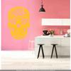 CLICKANDPRINT Calavera Catrina Skull Wall Decal, 80 x 54.6 cm, Yellow view 2