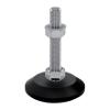 Schwaderer Adjustable Machine Leveling Foot JCMP 80 S, M24 x 120, Black view 1