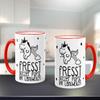 MoonWorks Unicorn Mug “Unicorns Eat Glitter Farts” Red view 3