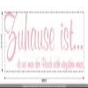 CLICKANDPRINT “Home Is…” Wall Decal, 310 x 80.8 cm, Pastel Pink view 3