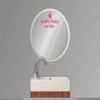 CLICKANDPRINT “Mirror, Mirror” Wall Sticker, 150 x 100.2 cm, Pink view 2