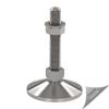 Schwaderer Adjustable Machine/Leveling Foot VME 80, Ø85 mm, M8×100, Stainless Steel view 1