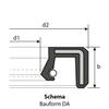 Shaft Seal 75 x 90 x 8 DA NBR 70, Pack of 25 view 3