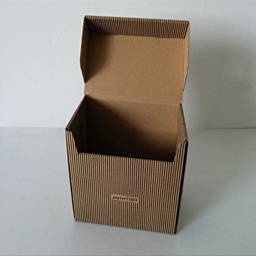 PapierTiger A5 Card File Box Strips, Brown Cardboard (2-Pack)