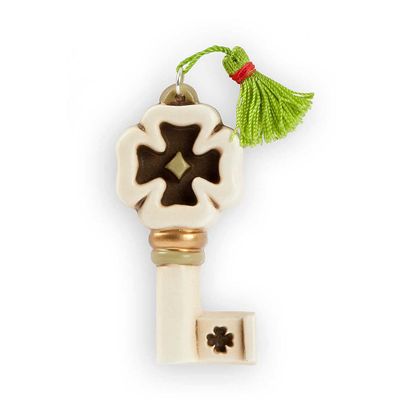 Egan Key, Ceramic, Ivory, Small