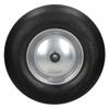 ECD Germany Puncture-Proof PU Solid Rubber Wheel with Axle for Wheelbarrows, 4.80/4.00-8, 390 mm, Black, 200 kg view 2