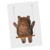 Mr. & Mrs. Panda Bear Swing Postcard – Sympathy, Comfort, Love, Teddy view 1