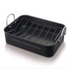 Beka 16370384 Rectangular Roasting Pan, Aluminum, Black, 43 x 29 x 12 cm view 1