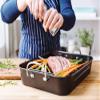 Beka 16370384 Rectangular Roasting Pan, Aluminum, Black, 43 x 29 x 12 cm view 2