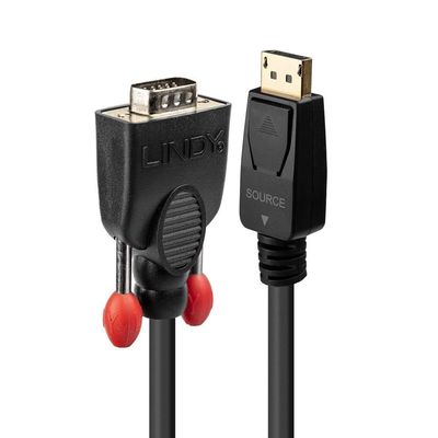 LINDY 41940 0.5 m DisplayPort to VGA Cable