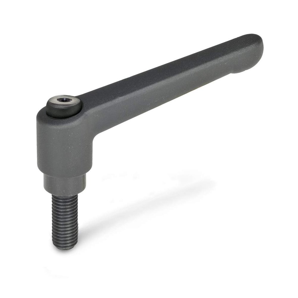 Ganter GN 300-78-M8-20-SW Adjustable Clamping Lever, 78 mm, M8