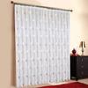 Sun World Custom-Made White Scherli Voile Sheer Curtain with Circle Effect, Gathering Tape, Made to Measure, Height 90–295 cm, Width 1–12 m (Red, 240 x 150 cm H x W) view 2