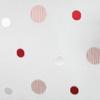 Sun World Custom-Made White Scherli Voile Sheer Curtain with Circle Effect, Gathering Tape, Made to Measure, Height 90–295 cm, Width 1–12 m (Red, 240 x 150 cm H x W) view 4